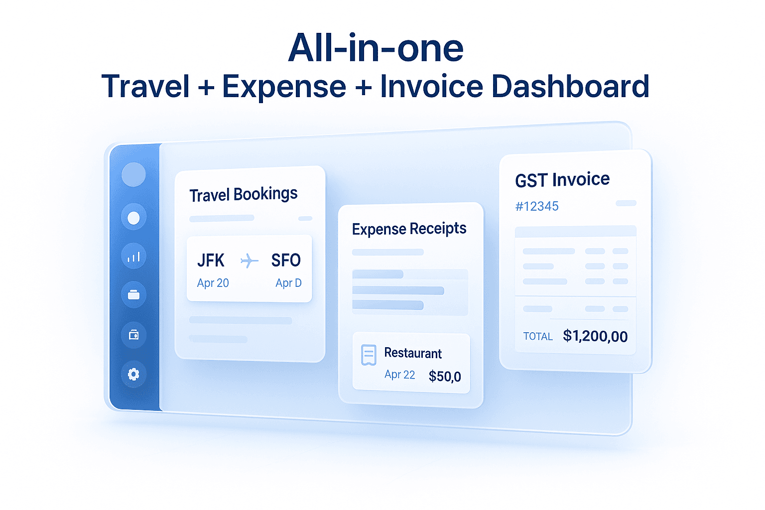A screenshot of the main application dashboard.